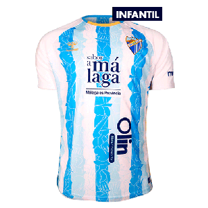 CAMISETA OFICIAL 1ª EQUIPACION MALAGA CF 2024/25 INFANTIL